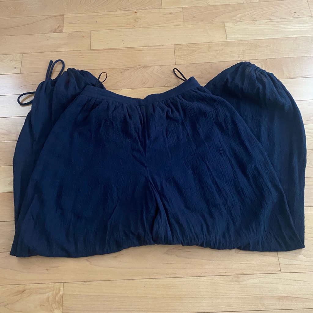 By Malene Birger Navy Linen Pants